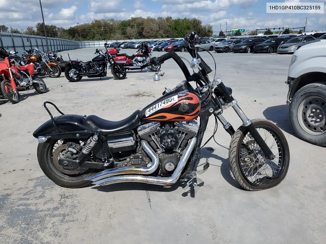 2011 Harley-Davidson Fxdwg VIN: 1HD1GP410BC325159 Lot: 44417495