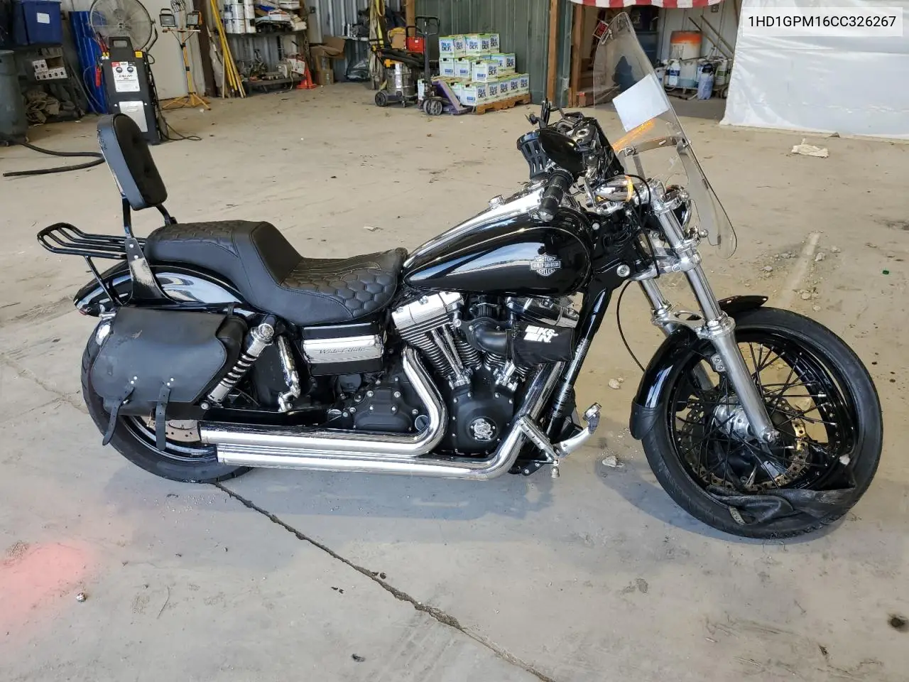 2012 Harley-Davidson Fxdwg Dyna Wide Glide VIN: 1HD1GPM16CC326267 Lot: 53993225