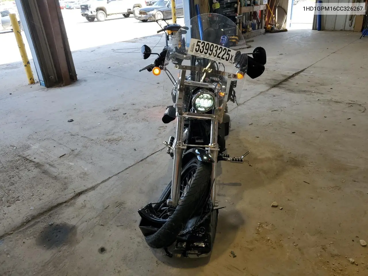 2012 Harley-Davidson Fxdwg Dyna Wide Glide VIN: 1HD1GPM16CC326267 Lot: 53993225