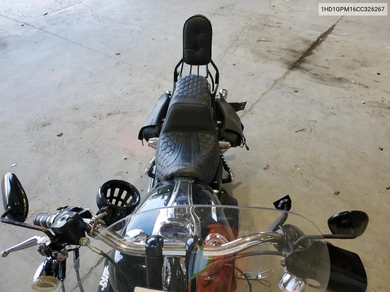 2012 Harley-Davidson Fxdwg Dyna Wide Glide VIN: 1HD1GPM16CC326267 Lot: 53993225