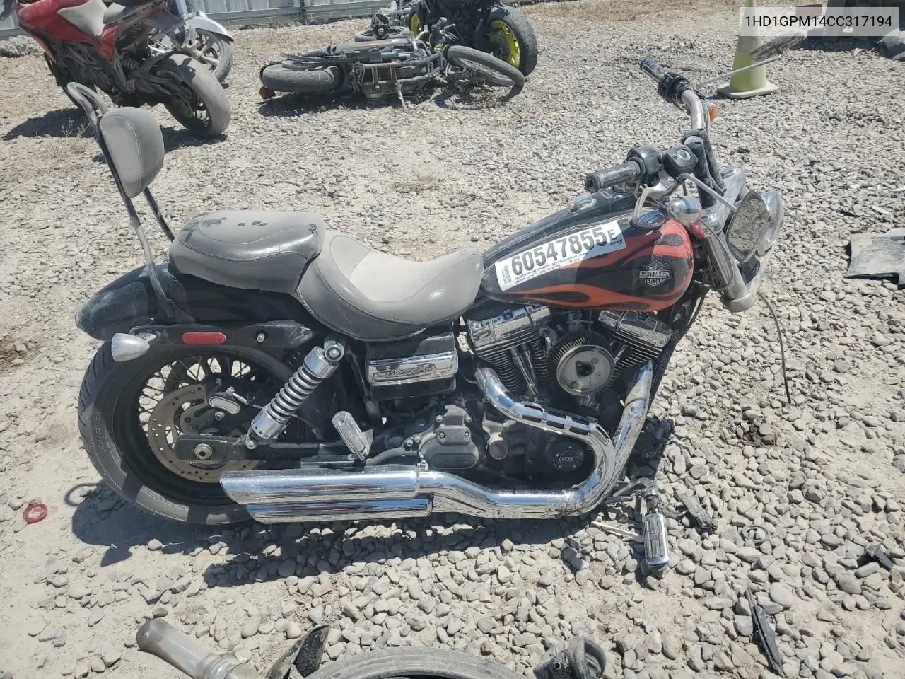 2012 Harley-Davidson Fxdwg Dyna Wide Glide VIN: 1HD1GPM14CC317194 Lot: 60547855