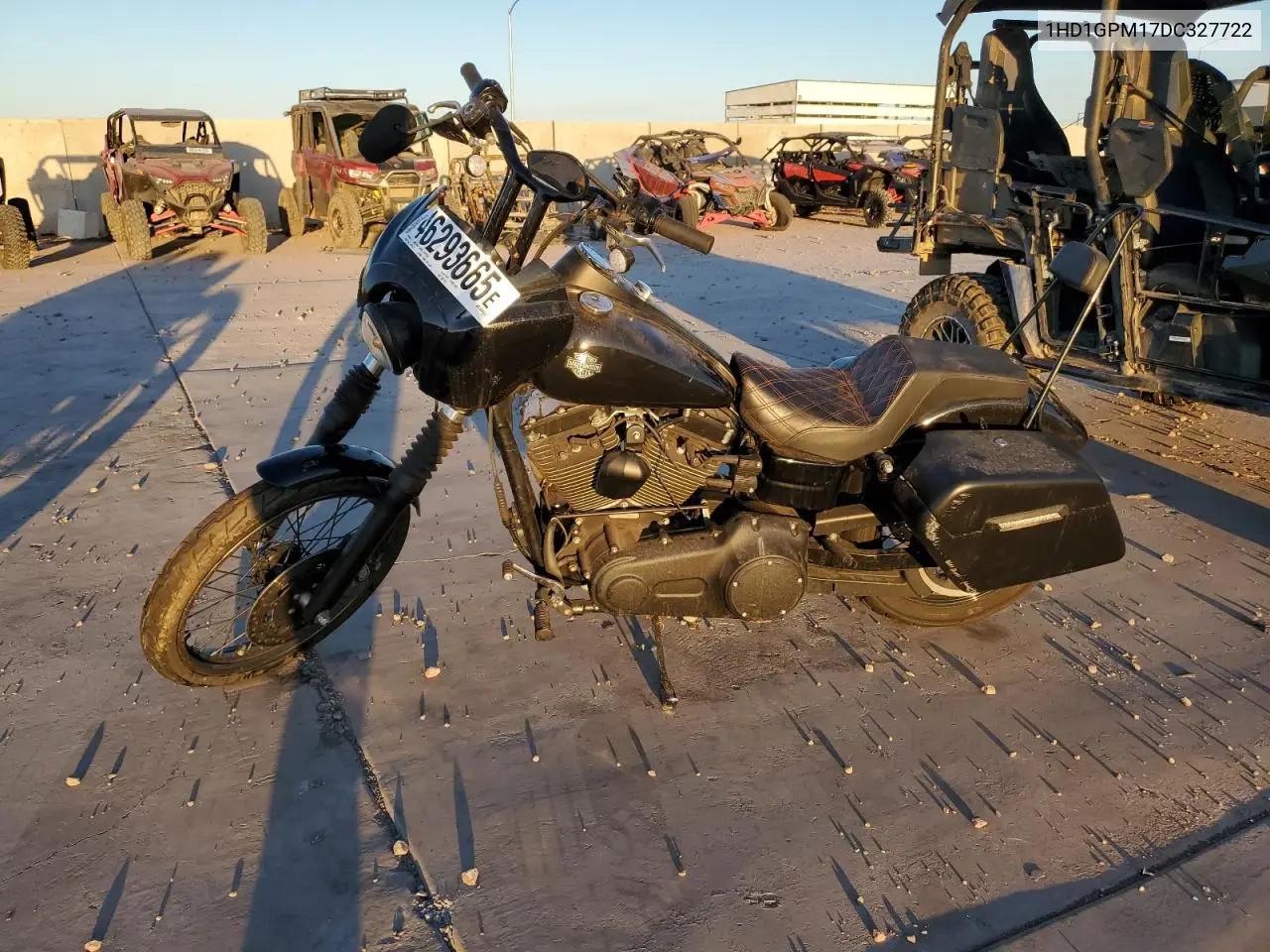 2013 Harley-Davidson Fxdwg Dyna Wide Glide VIN: 1HD1GPM17DC327722 Lot: 46293665