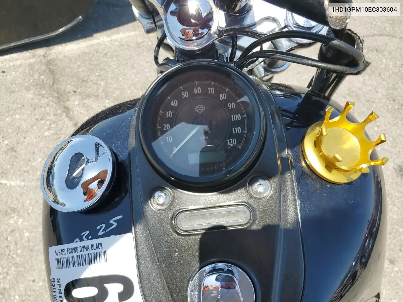 2014 Harley-Davidson Fxdwg Dyna Wide Glide VIN: 1HD1GPM10EC303604 Lot: 60116295