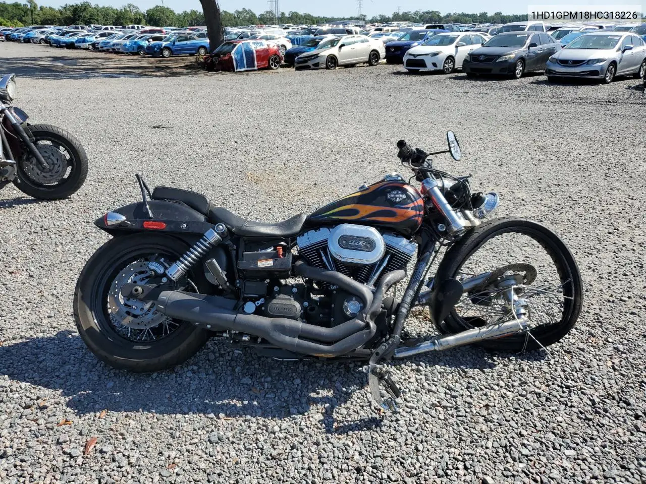 2017 Harley-Davidson Fxdwg Dyna Wide Glide VIN: 1HD1GPM18HC318226 Lot: 52802815