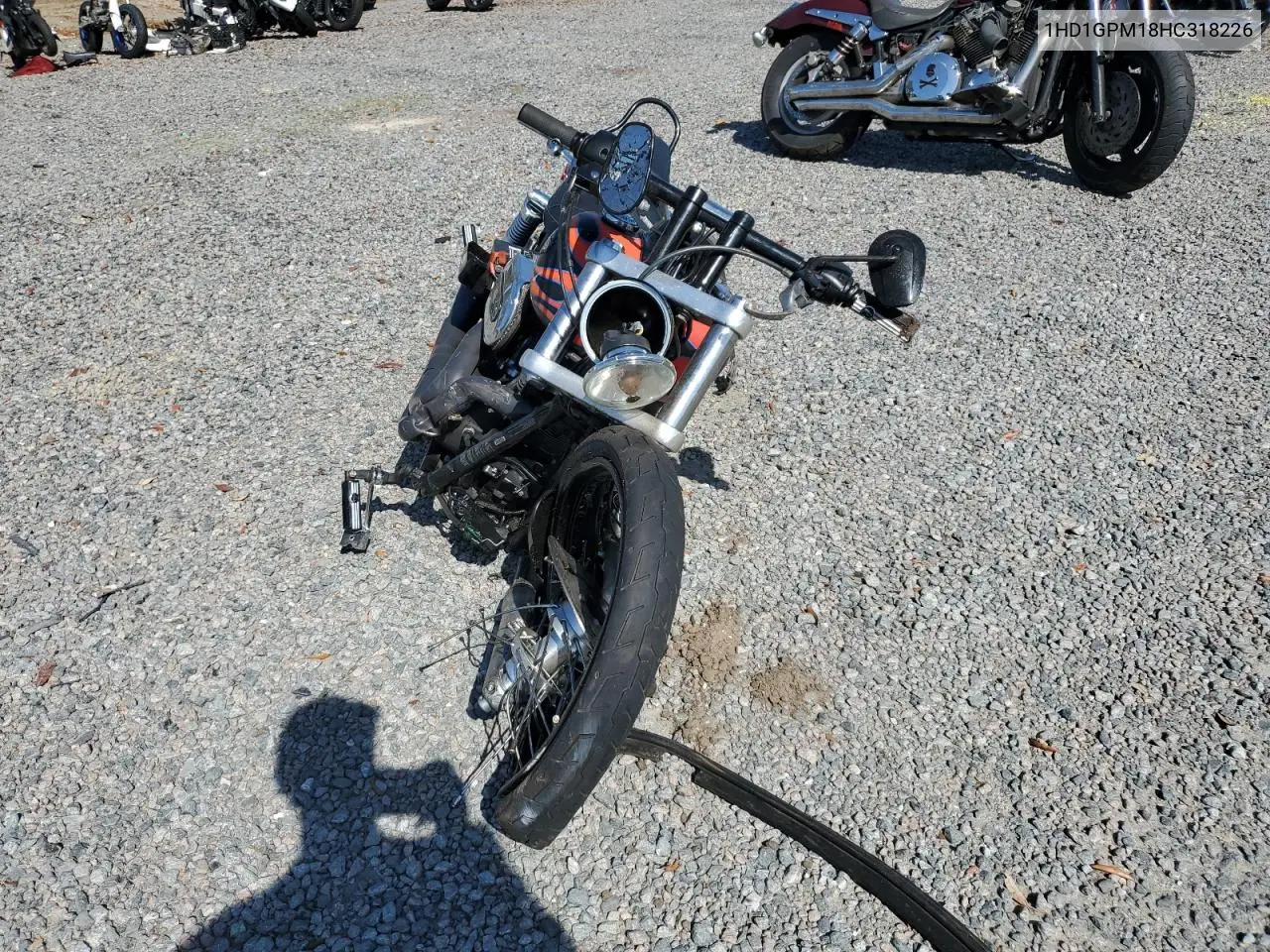 2017 Harley-Davidson Fxdwg Dyna Wide Glide VIN: 1HD1GPM18HC318226 Lot: 52802815
