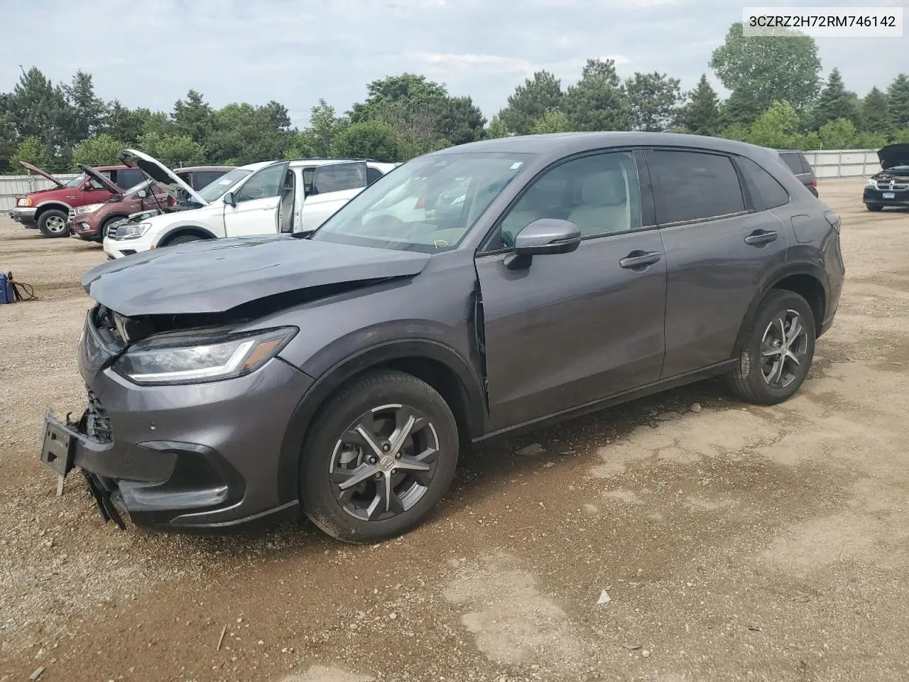 2024 Honda Hr-V Exl VIN: 3CZRZ2H72RM746142 Lot: 59105515