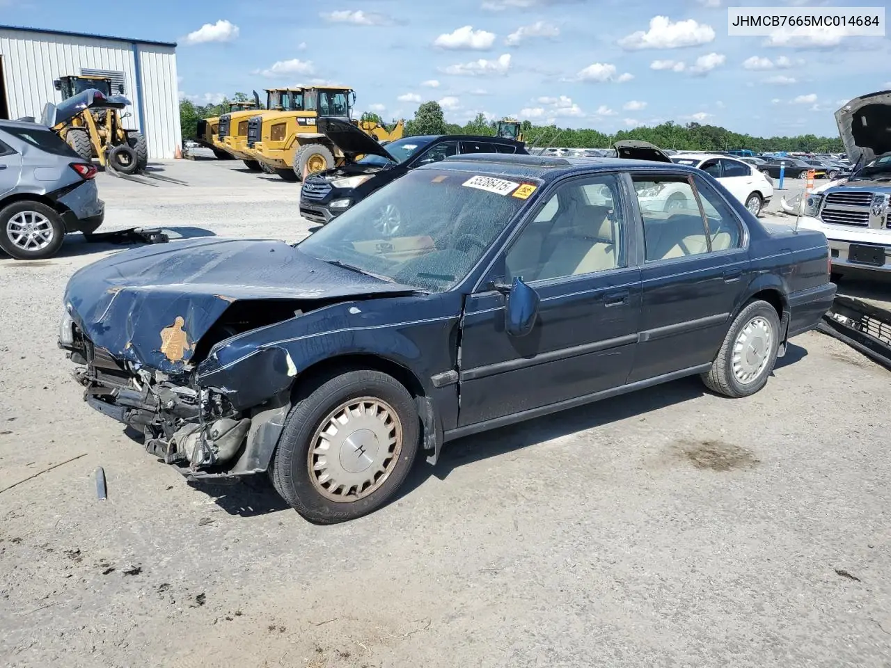 1991 Honda Accord Ex VIN: JHMCB7665MC014684 Lot: 55286415