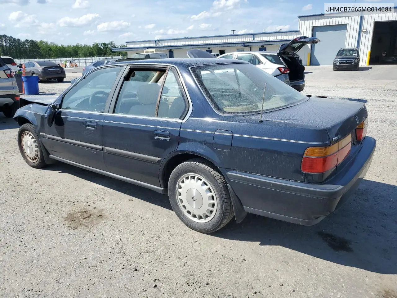 1991 Honda Accord Ex VIN: JHMCB7665MC014684 Lot: 55286415