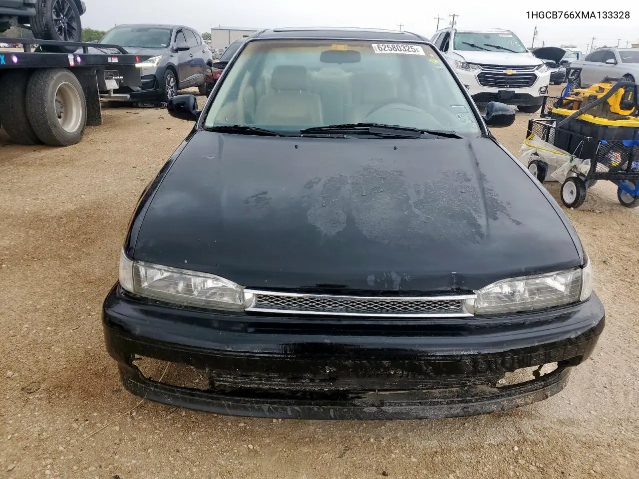 1991 Honda Accord Ex VIN: 1HGCB766XMA133328 Lot: 62580325