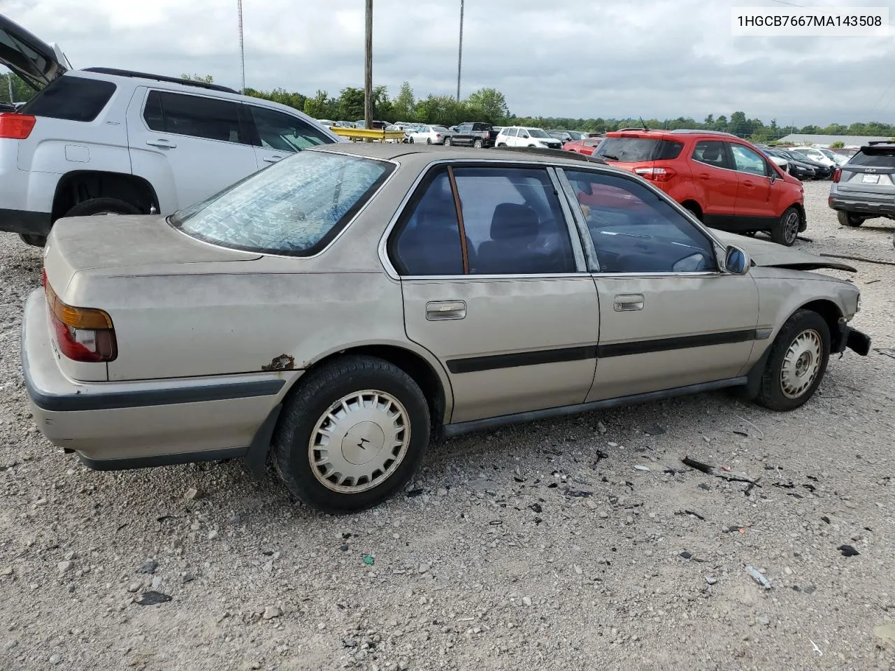 1991 Honda Accord Ex VIN: 1HGCB7667MA143508 Lot: 67898324