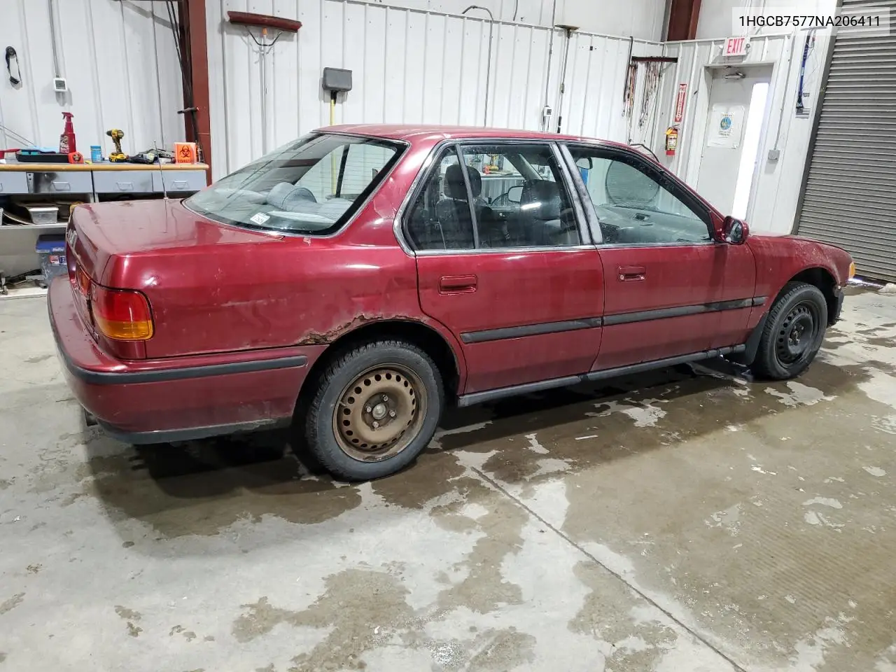 1992 Honda Accord Ex VIN: 1HGCB7577NA206411 Lot: 53690915