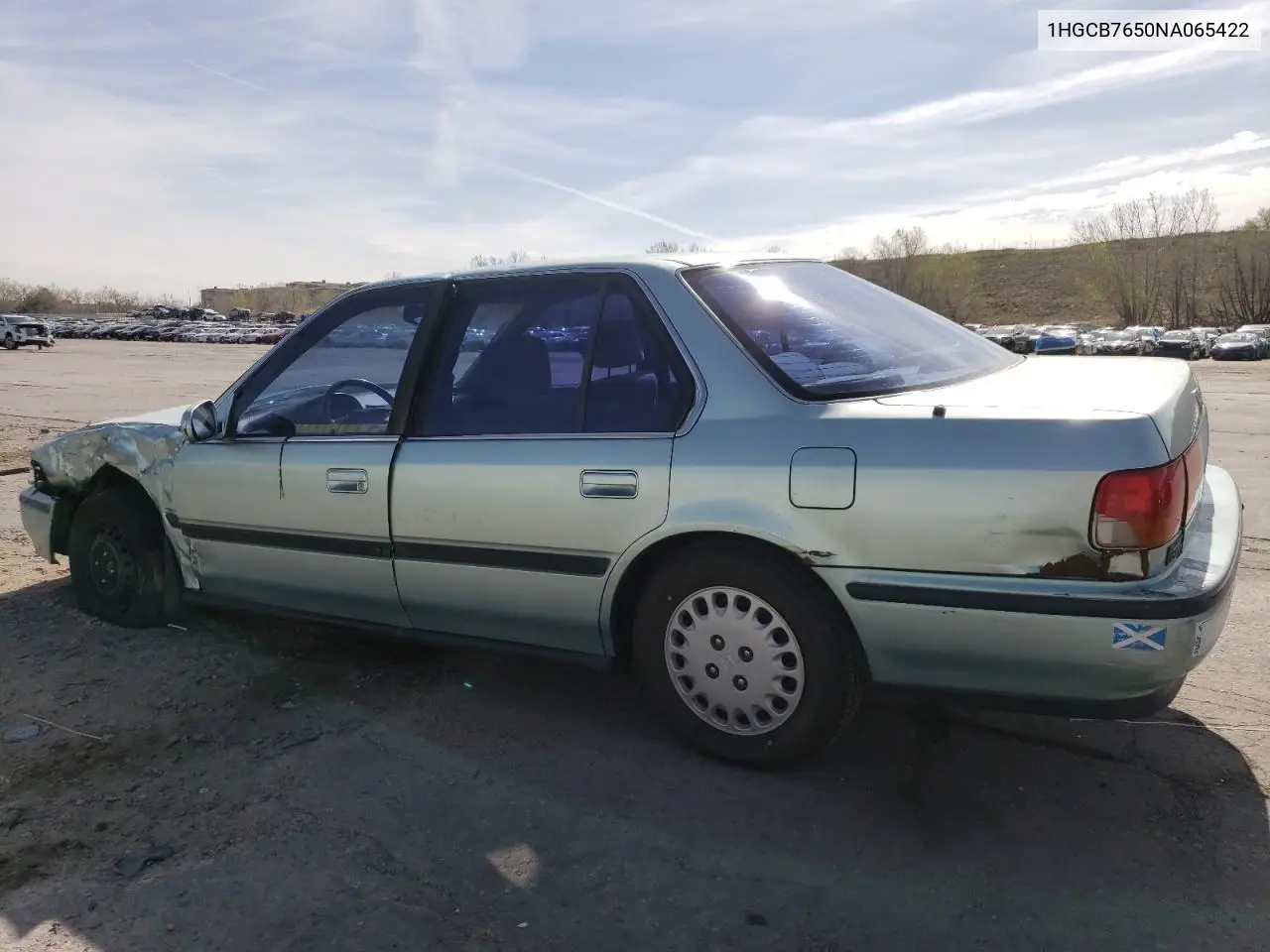 1992 Honda Accord Lx VIN: 1HGCB7650NA065422 Lot: 54217385
