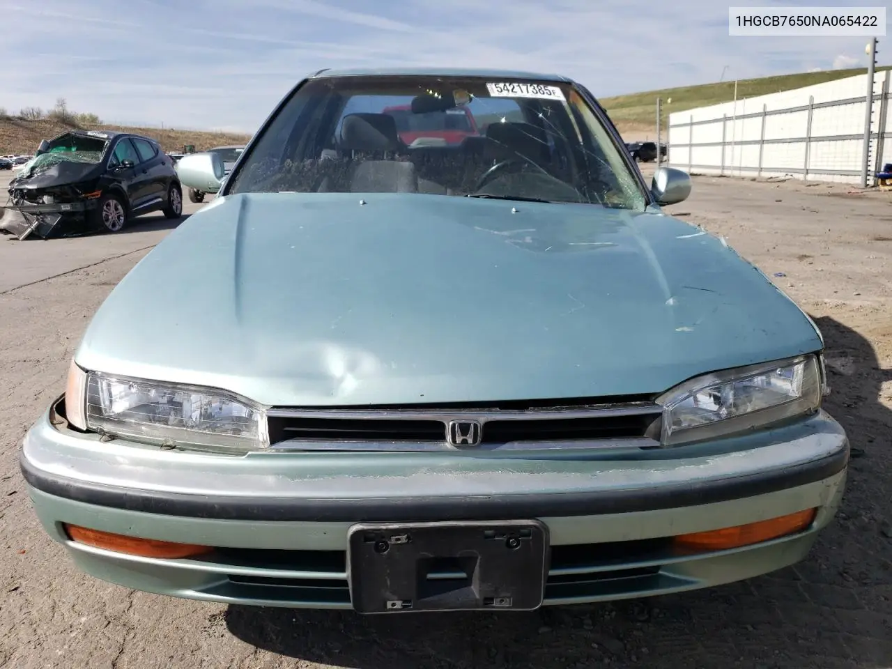 1992 Honda Accord Lx VIN: 1HGCB7650NA065422 Lot: 54217385