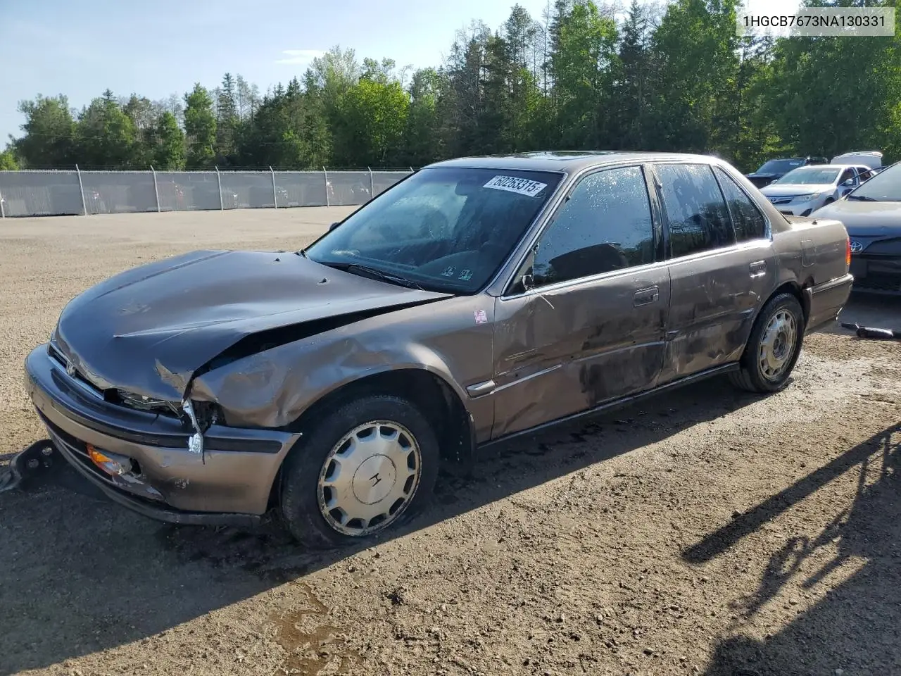 1992 Honda Accord Ex VIN: 1HGCB7673NA130331 Lot: 60263315