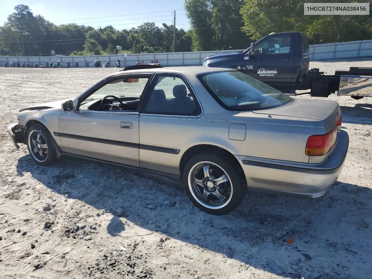1992 Honda Accord Ex VIN: 1HGCB7274NA038456 Lot: 61042175
