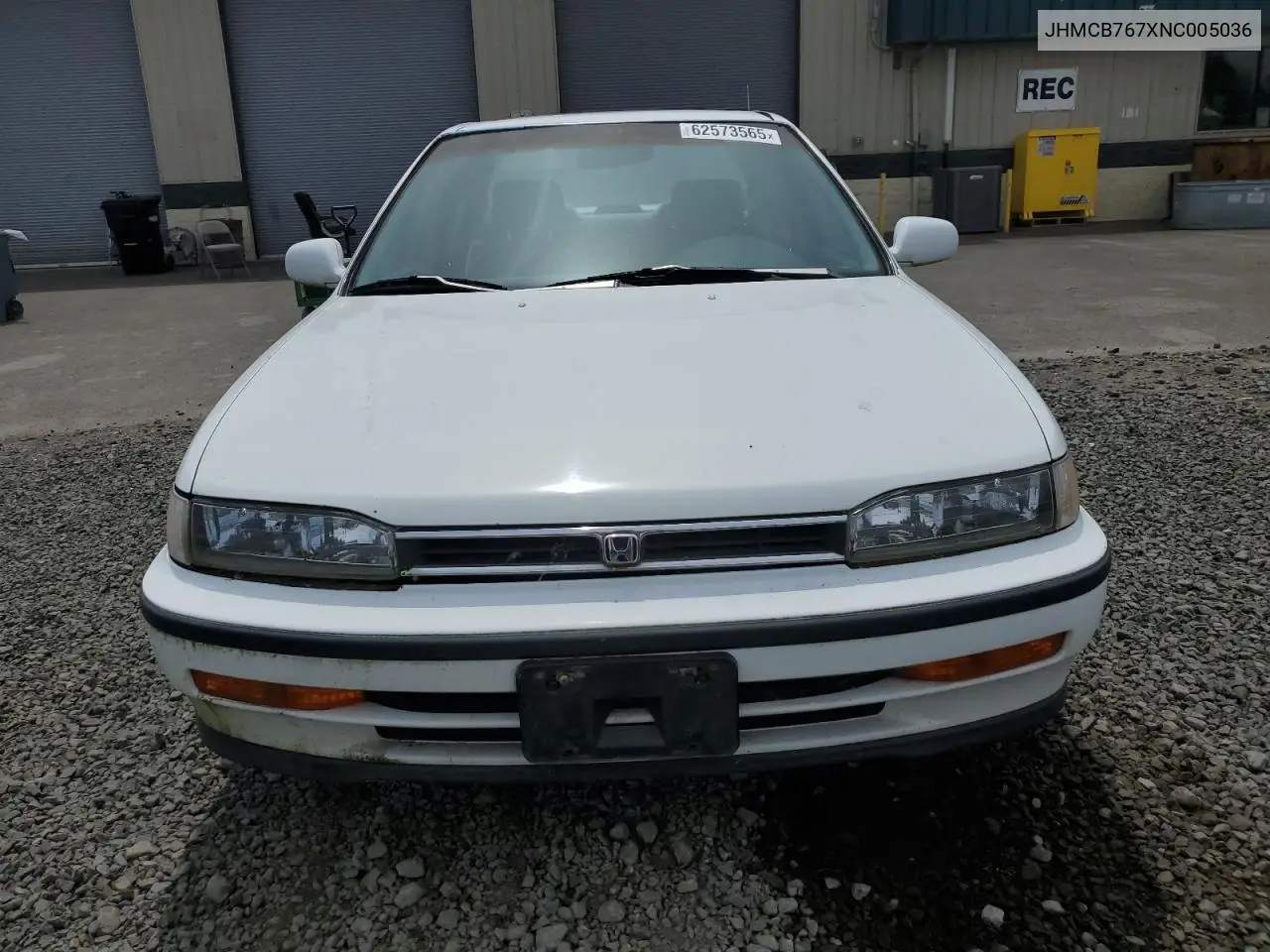 1992 Honda Accord Ex VIN: JHMCB767XNC005036 Lot: 62573565