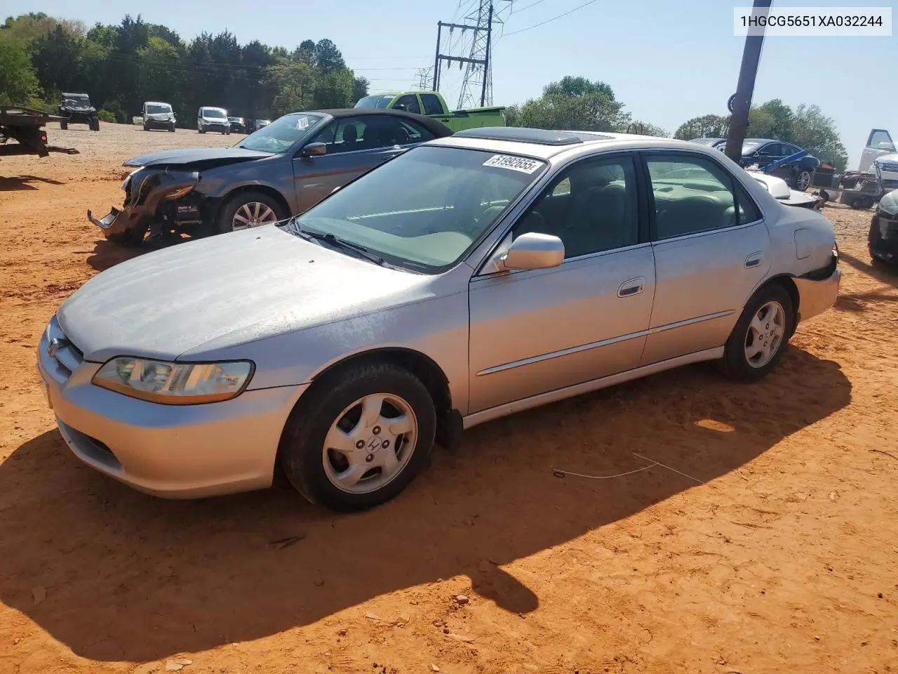 1999 Honda Accord Ex VIN: 1HGCG5651XA032244 Lot: 51992655