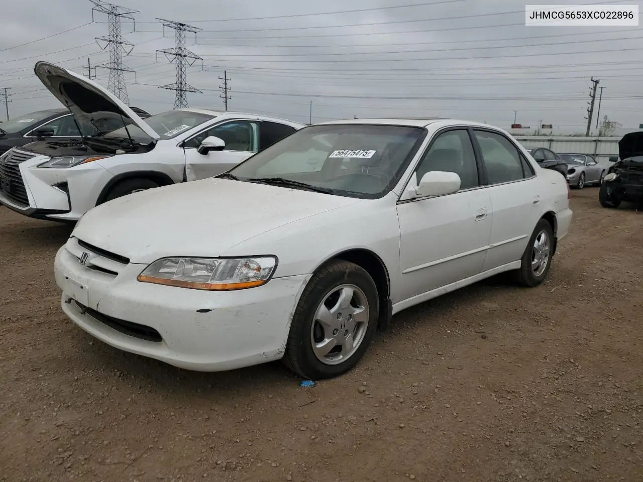 1999 Honda Accord Ex VIN: JHMCG5653XC022896 Lot: 56475475