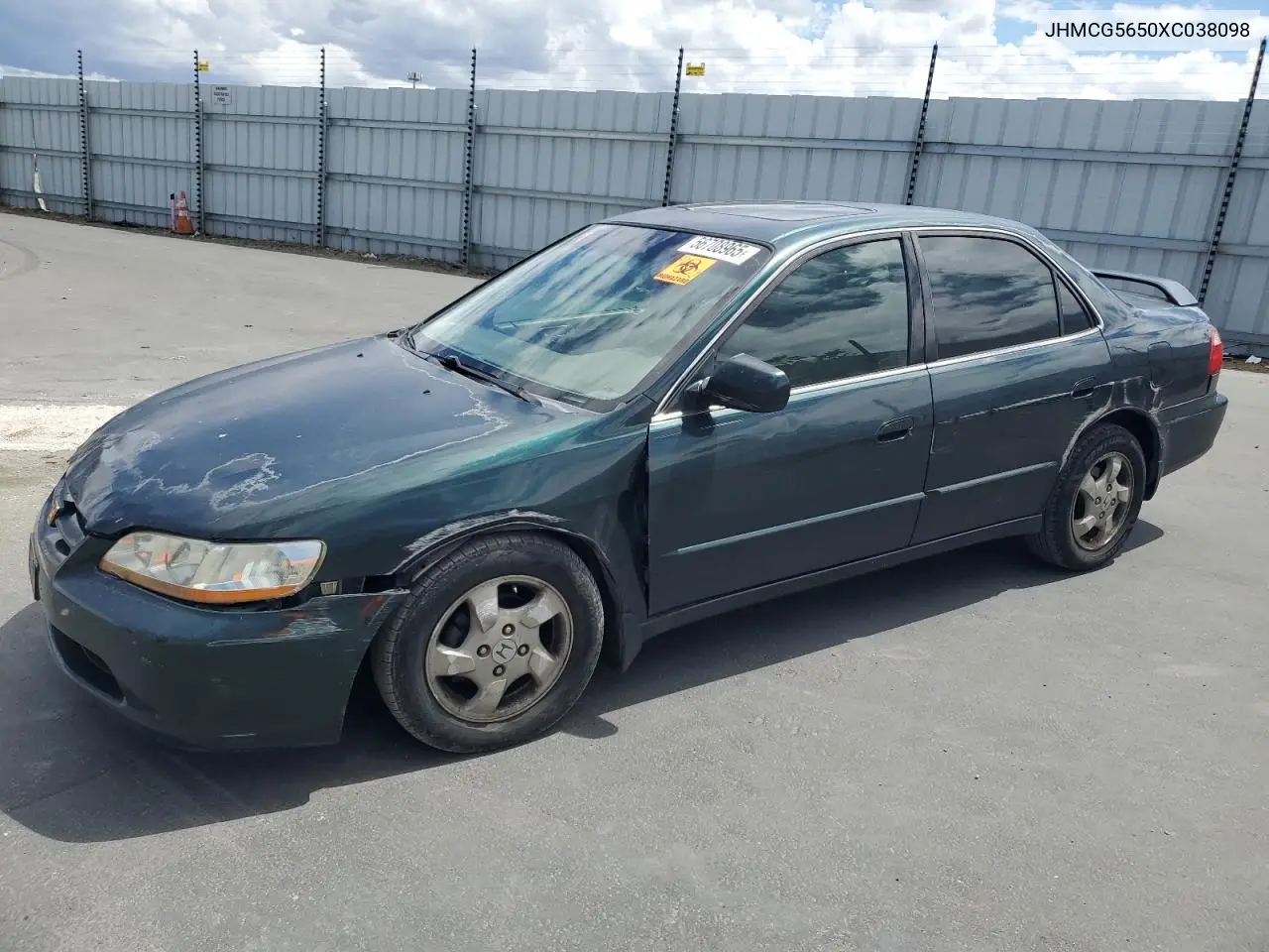 1999 Honda Accord Ex VIN: JHMCG5650XC038098 Lot: 56708965
