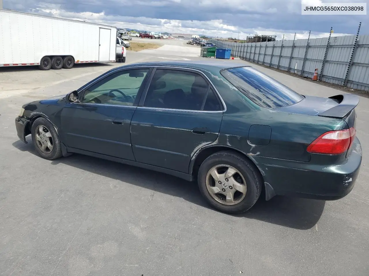 1999 Honda Accord Ex VIN: JHMCG5650XC038098 Lot: 56708965