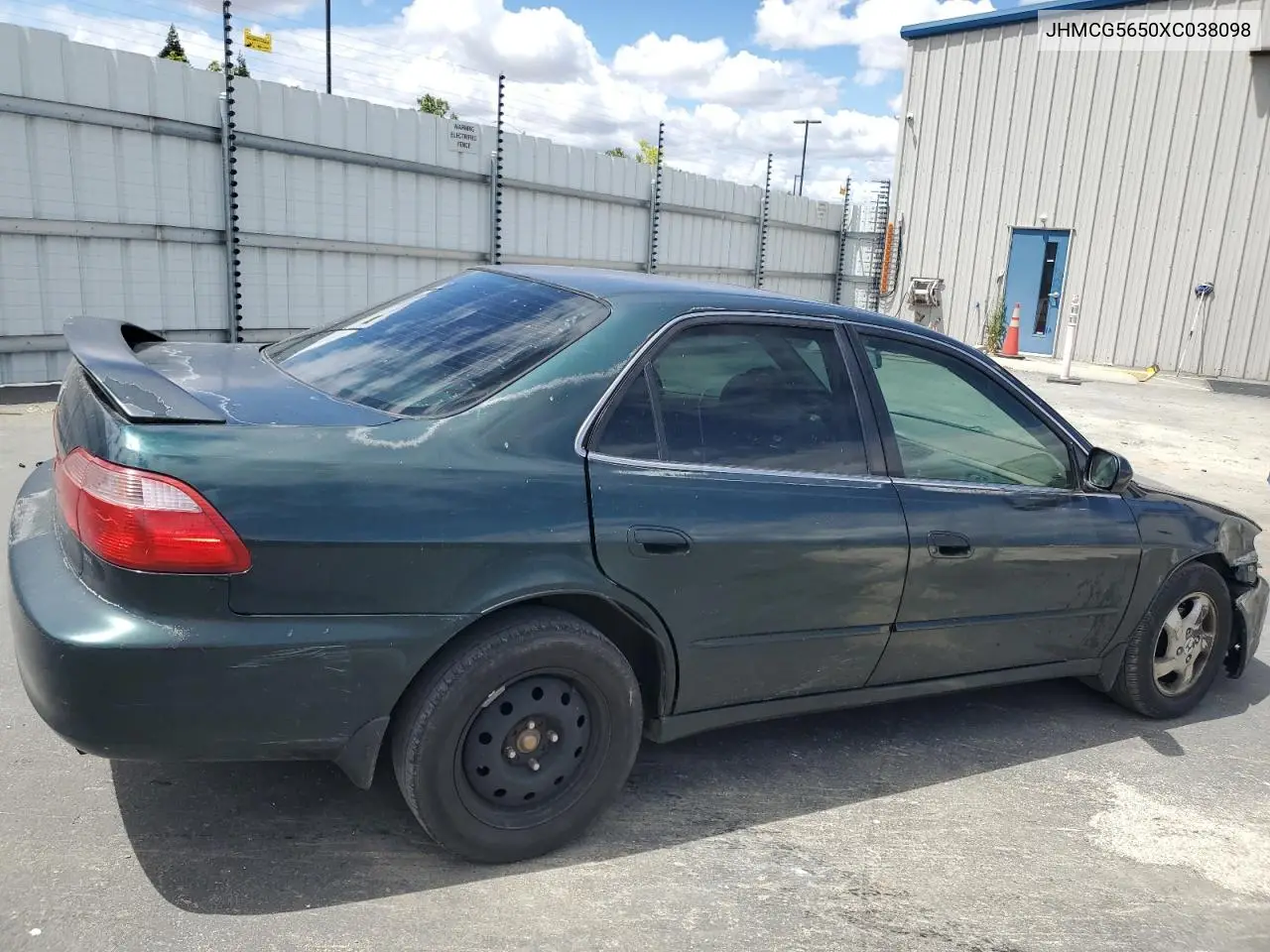 1999 Honda Accord Ex VIN: JHMCG5650XC038098 Lot: 56708965