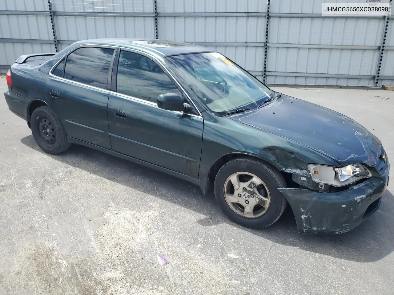 1999 Honda Accord Ex VIN: JHMCG5650XC038098 Lot: 56708965
