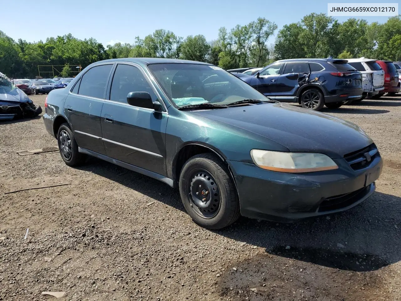 1999 Honda Accord Lx VIN: JHMCG6659XC012170 Lot: 62113235