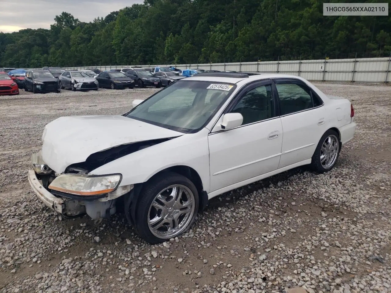 1999 Honda Accord Ex VIN: 1HGCG565XXA02110 Lot: 62518425