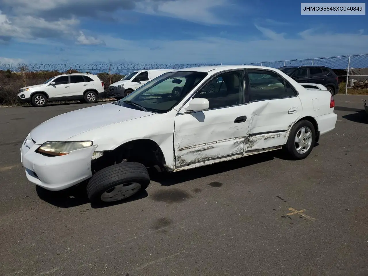 1999 Honda Accord Lx VIN: JHMCG5648XC040849 Lot: 62612025