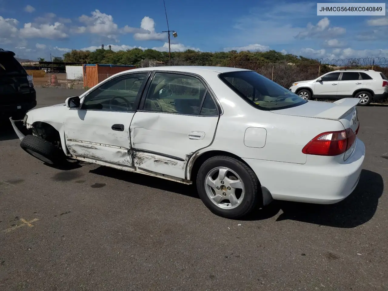 1999 Honda Accord Lx VIN: JHMCG5648XC040849 Lot: 62612025
