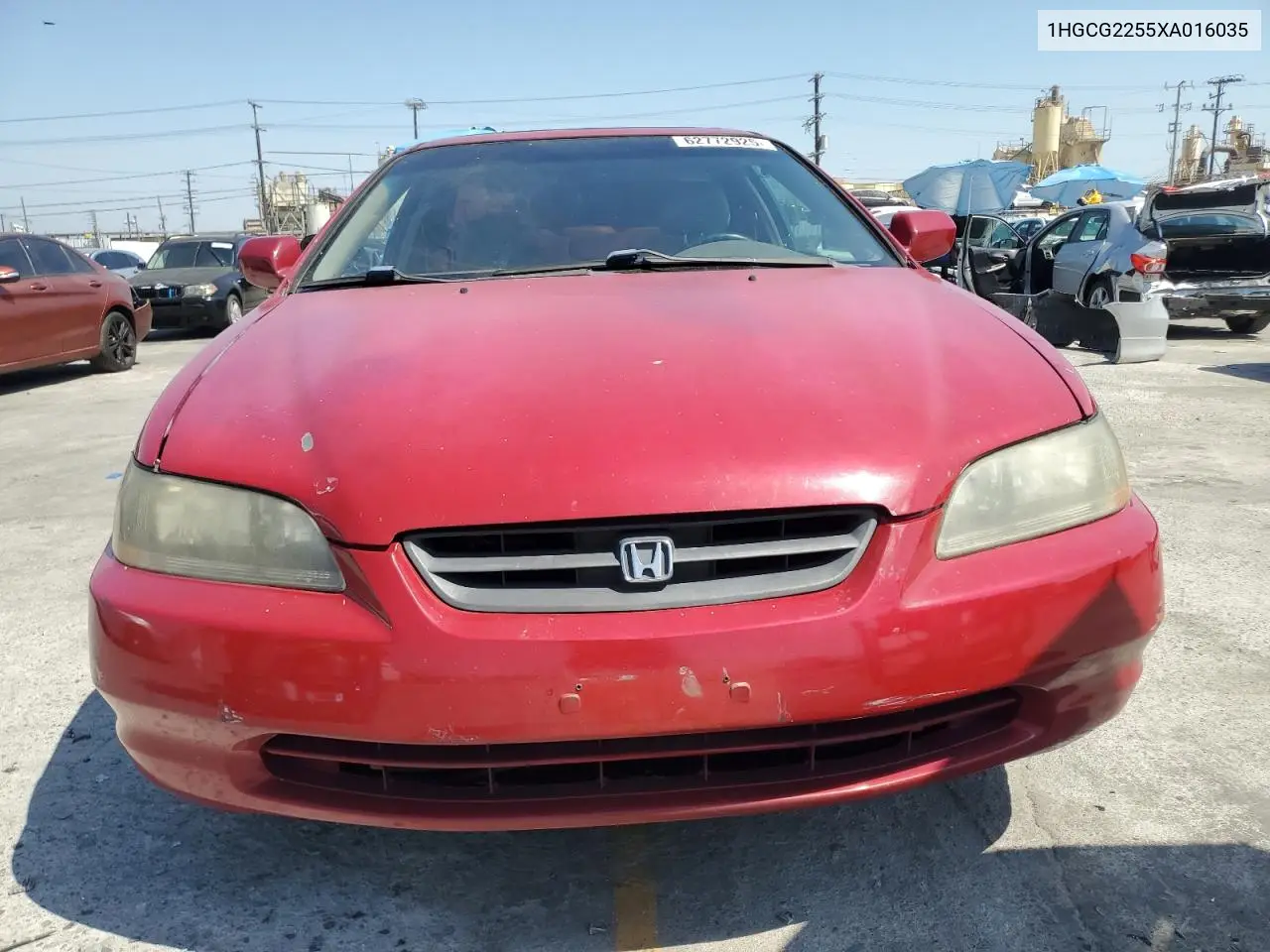 1999 Honda Accord Ex VIN: 1HGCG2255XA016035 Lot: 62772925