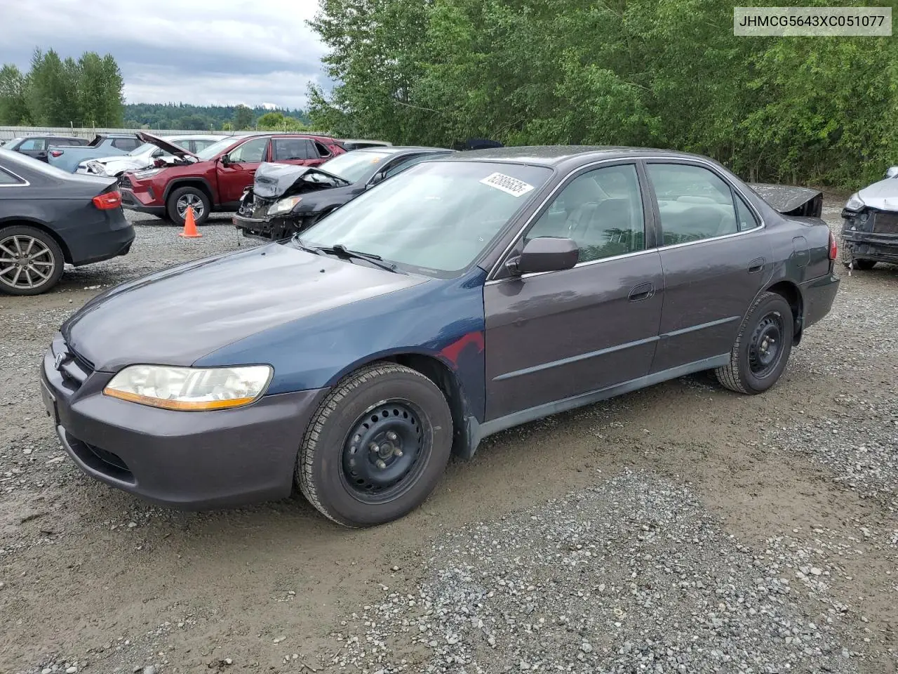 1999 Honda Accord Lx VIN: JHMCG5643XC051077 Lot: 62886635