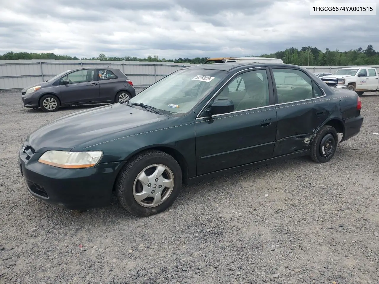 2000 Honda Accord Ex VIN: 1HGCG6674YA001515 Lot: 56257935