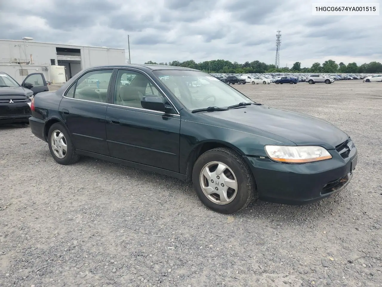 2000 Honda Accord Ex VIN: 1HGCG6674YA001515 Lot: 56257935
