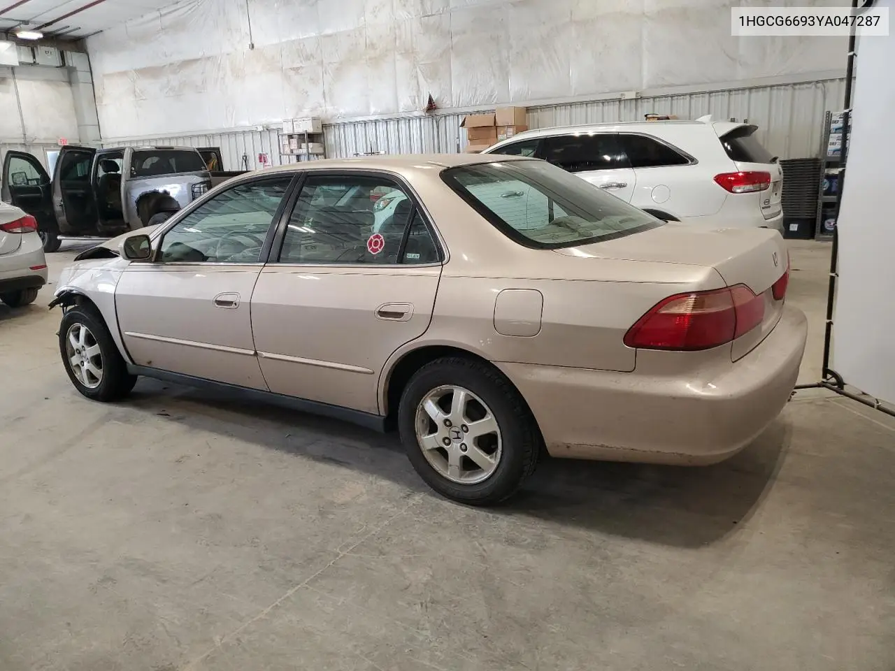 2000 Honda Accord Se VIN: 1HGCG6693YA047287 Lot: 56838525