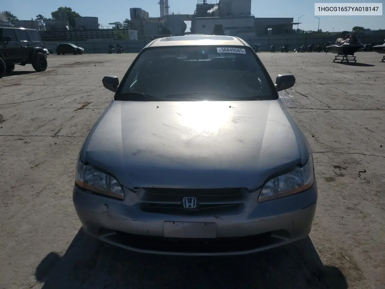 2000 Honda Accord Ex VIN: 1HGCG1657YA018147 Lot: 56849585