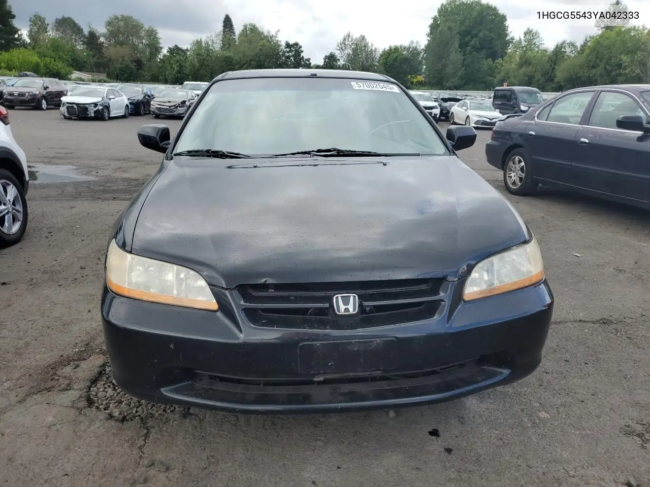 2000 Honda Accord Lx VIN: 1HGCG5543YA042333 Lot: 57002545