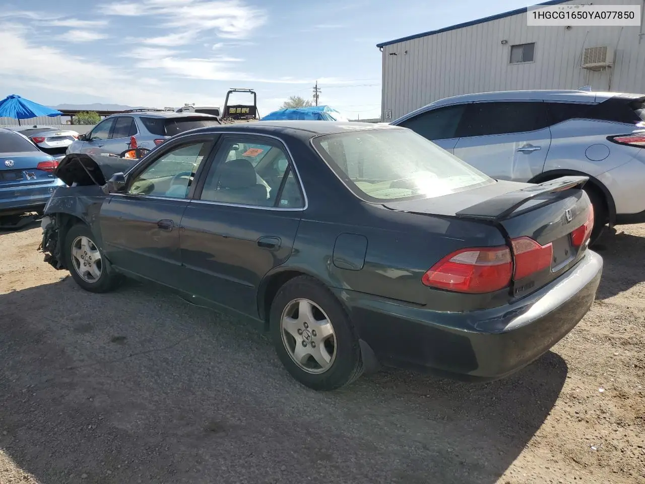 2000 Honda Accord Ex VIN: 1HGCG1650YA077850 Lot: 57105575