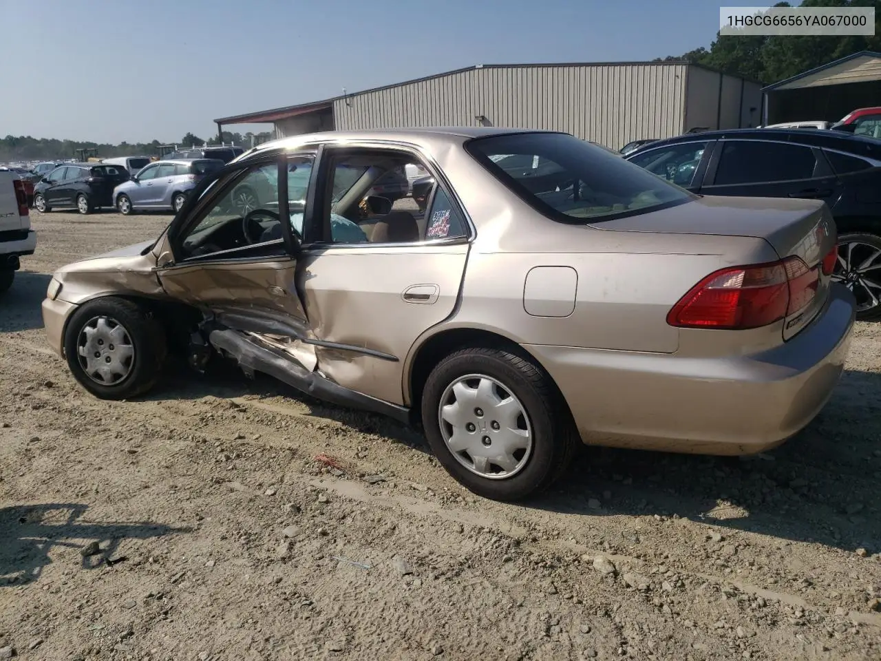 2000 Honda Accord Lx VIN: 1HGCG6656YA067000 Lot: 62090685