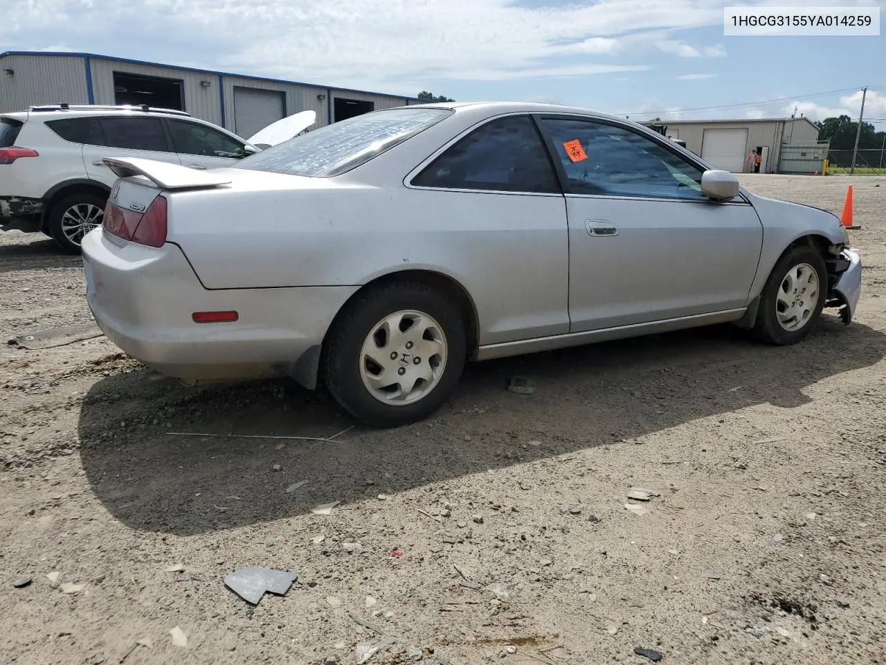 2000 Honda Accord Ex VIN: 1HGCG3155YA014259 Lot: 62301575