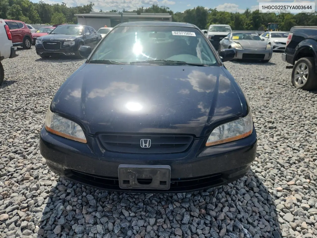 2000 Honda Accord Ex VIN: 1HGCG2257YA003644 Lot: 62371505