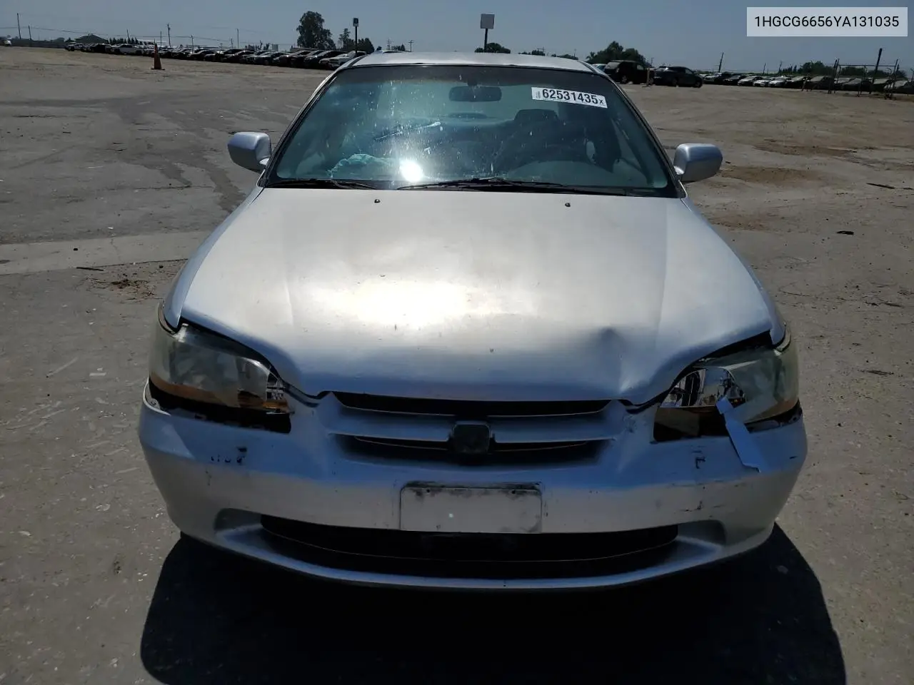 2000 Honda Accord Lx VIN: 1HGCG6656YA131035 Lot: 62531435