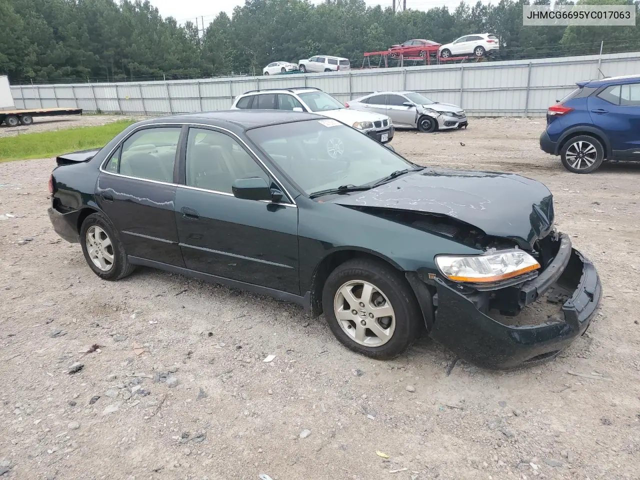 2000 Honda Accord Se VIN: JHMCG6695YC017063 Lot: 62753615