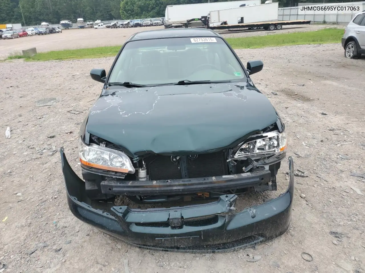 2000 Honda Accord Se VIN: JHMCG6695YC017063 Lot: 62753615