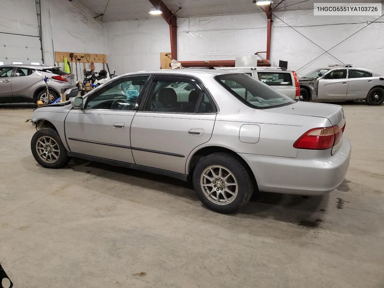 2000 Honda Accord Lx VIN: 1HGCG6551YA103726 Lot: 84648204