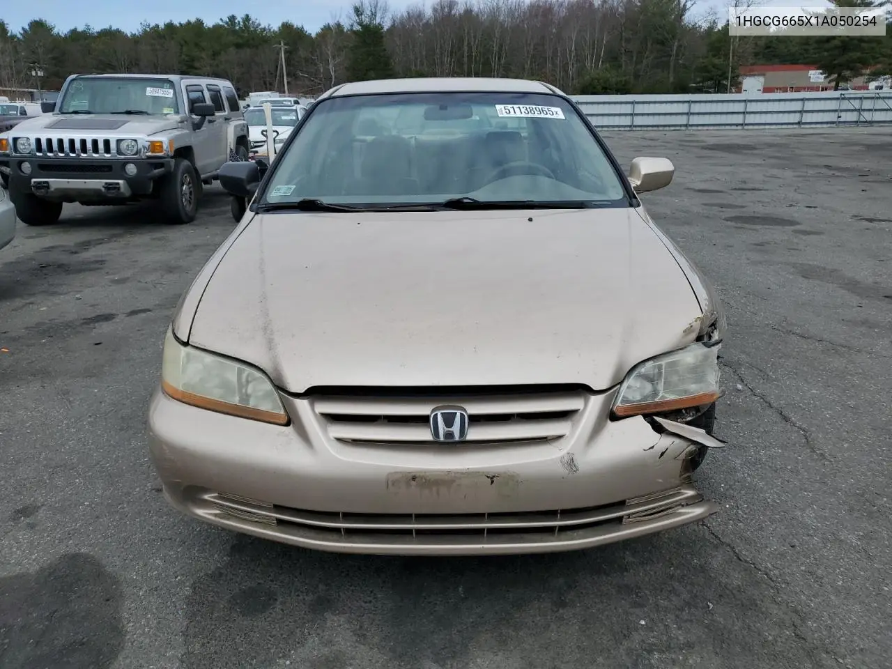 2001 Honda Accord Lx VIN: 1HGCG665X1A050254 Lot: 51138965