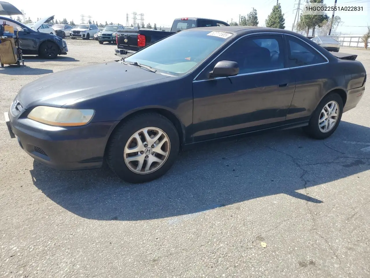 2001 Honda Accord Ex VIN: 1HGCG22551A022831 Lot: 52011585