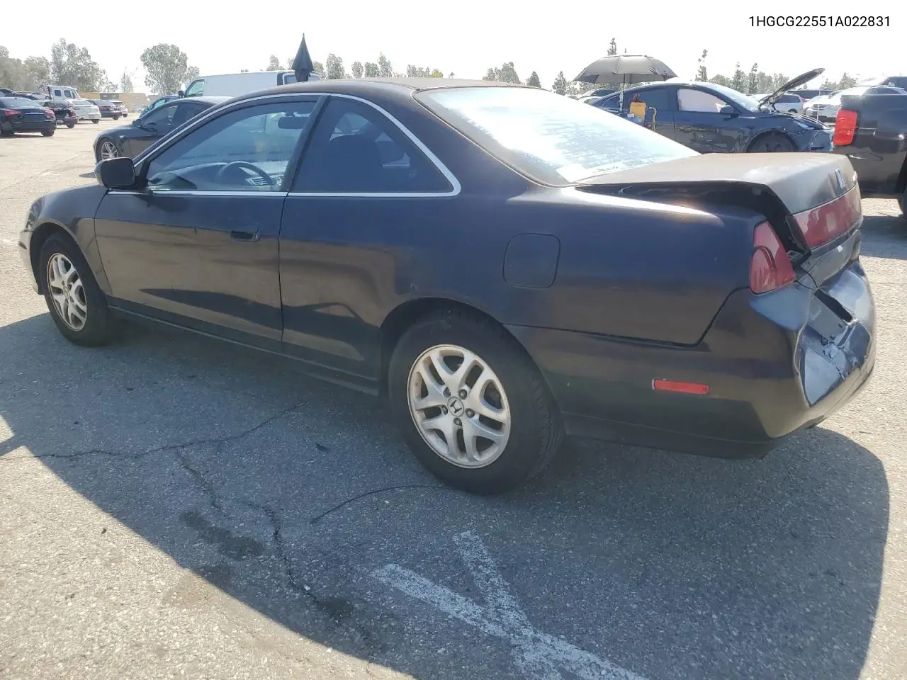 2001 Honda Accord Ex VIN: 1HGCG22551A022831 Lot: 52011585