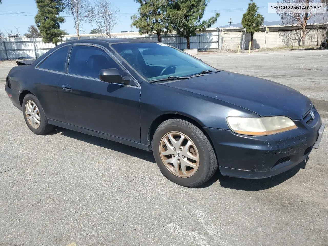 2001 Honda Accord Ex VIN: 1HGCG22551A022831 Lot: 52011585