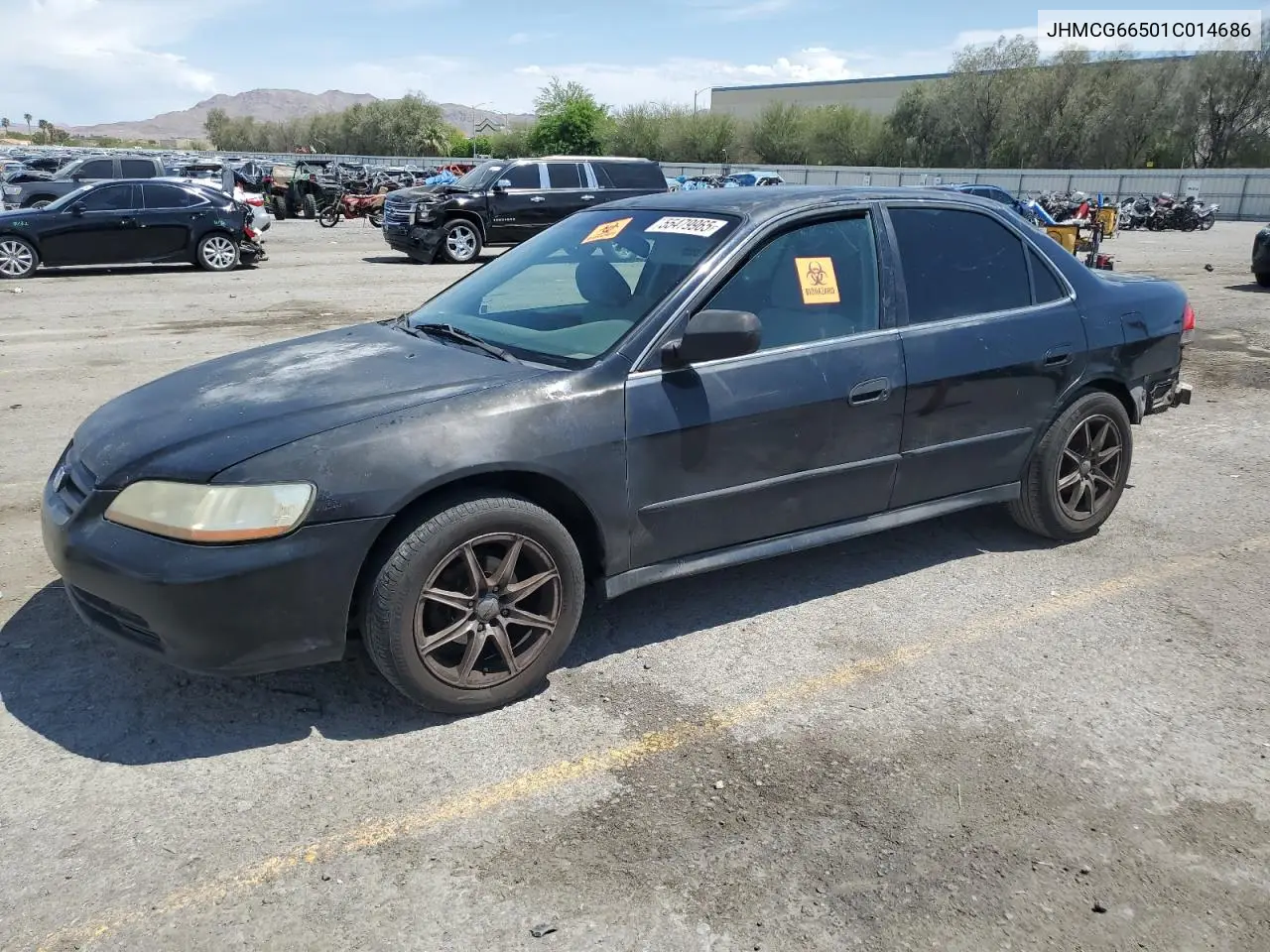 2001 Honda Accord Lx VIN: JHMCG66501C014686 Lot: 55479965